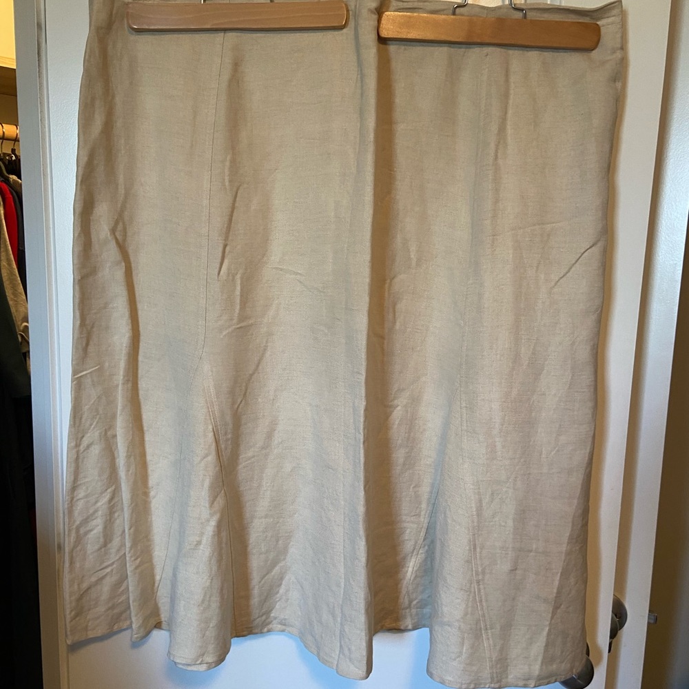 Avenue 30w oatmeal skirt